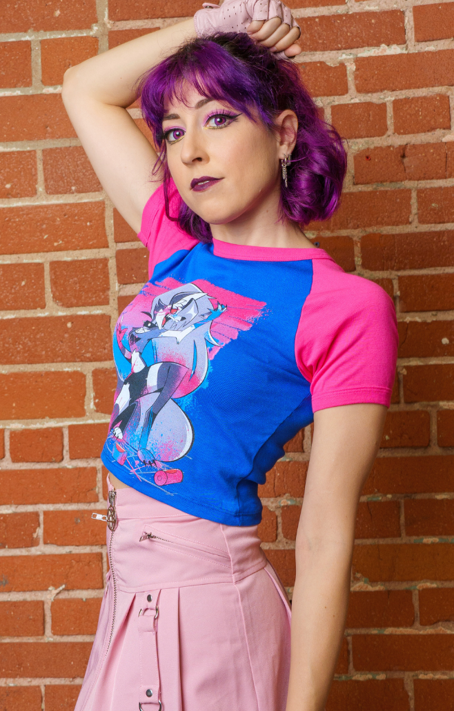 Loona Raglan Micro Ribbed Raglan Baby Tee