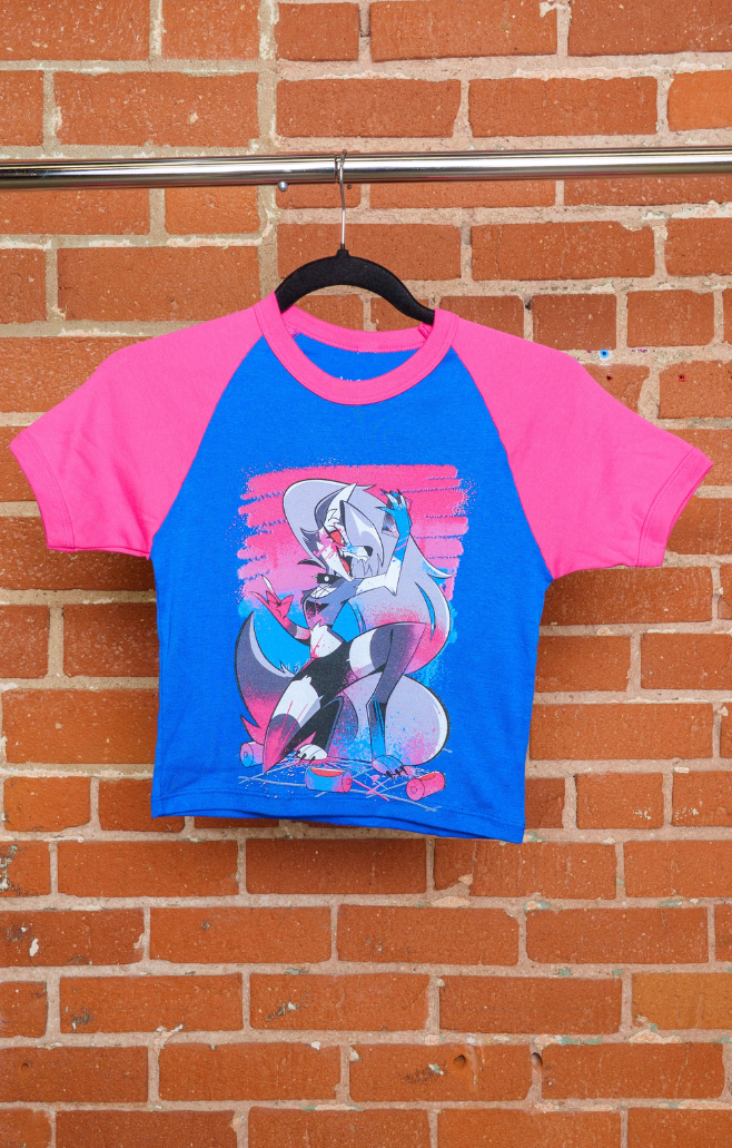 Loona Raglan Micro Ribbed Raglan Baby Tee