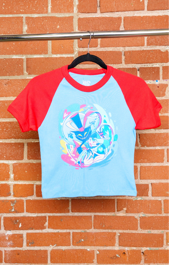 Ozzie & Fizz Micro Ribbed Raglan Baby Tee