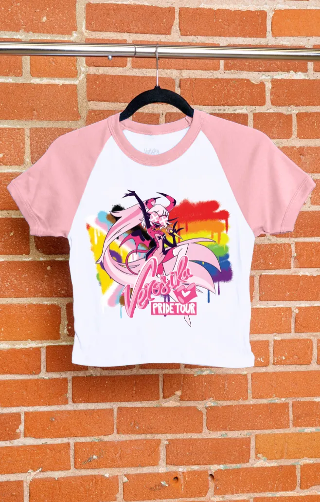 Verosika Micro Ribbed Raglan Baby Tee
