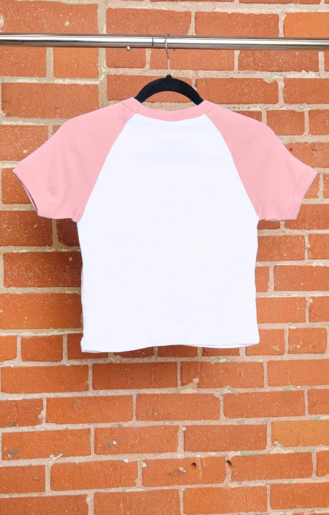 Verosika Micro Ribbed Raglan Baby Tee