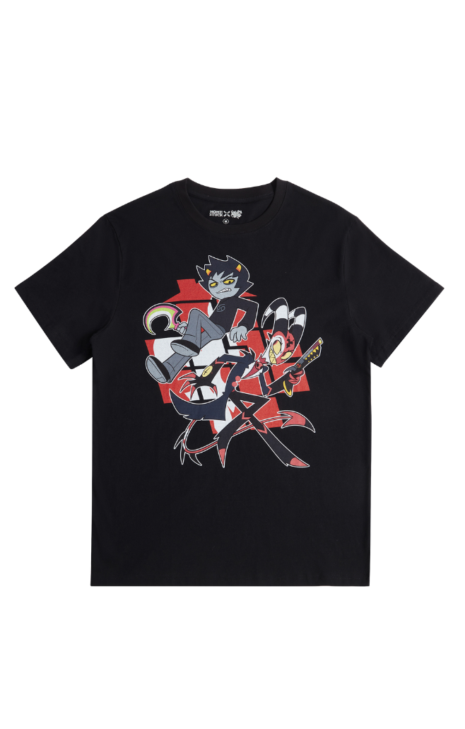 Helluva Boss x Homestuck T-Shirt - Karkat & Blitz