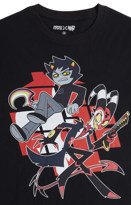 Helluva Boss x Homestuck T-Shirt - Karkat & Blitz
