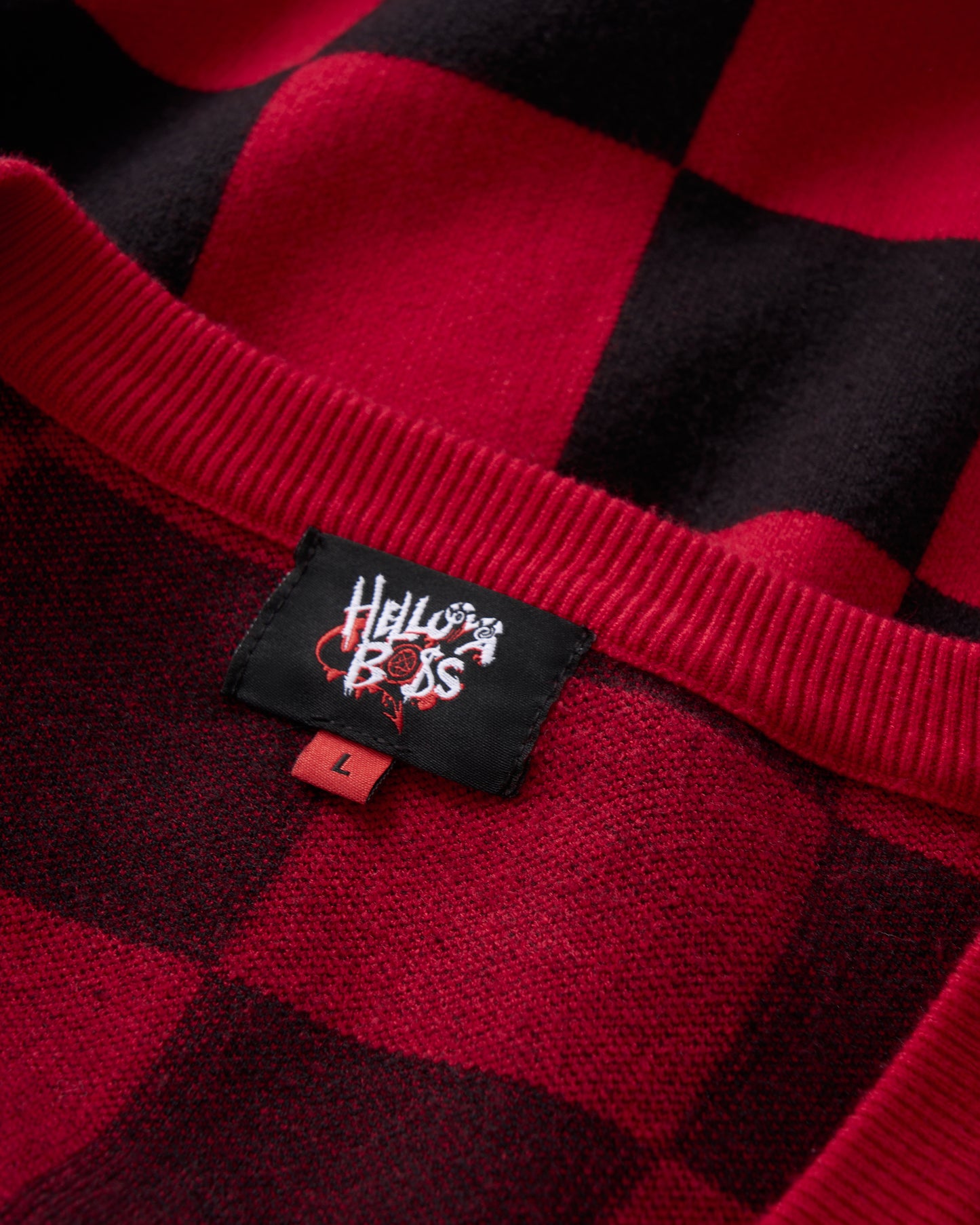 Blitz Cardigan - Black/Red