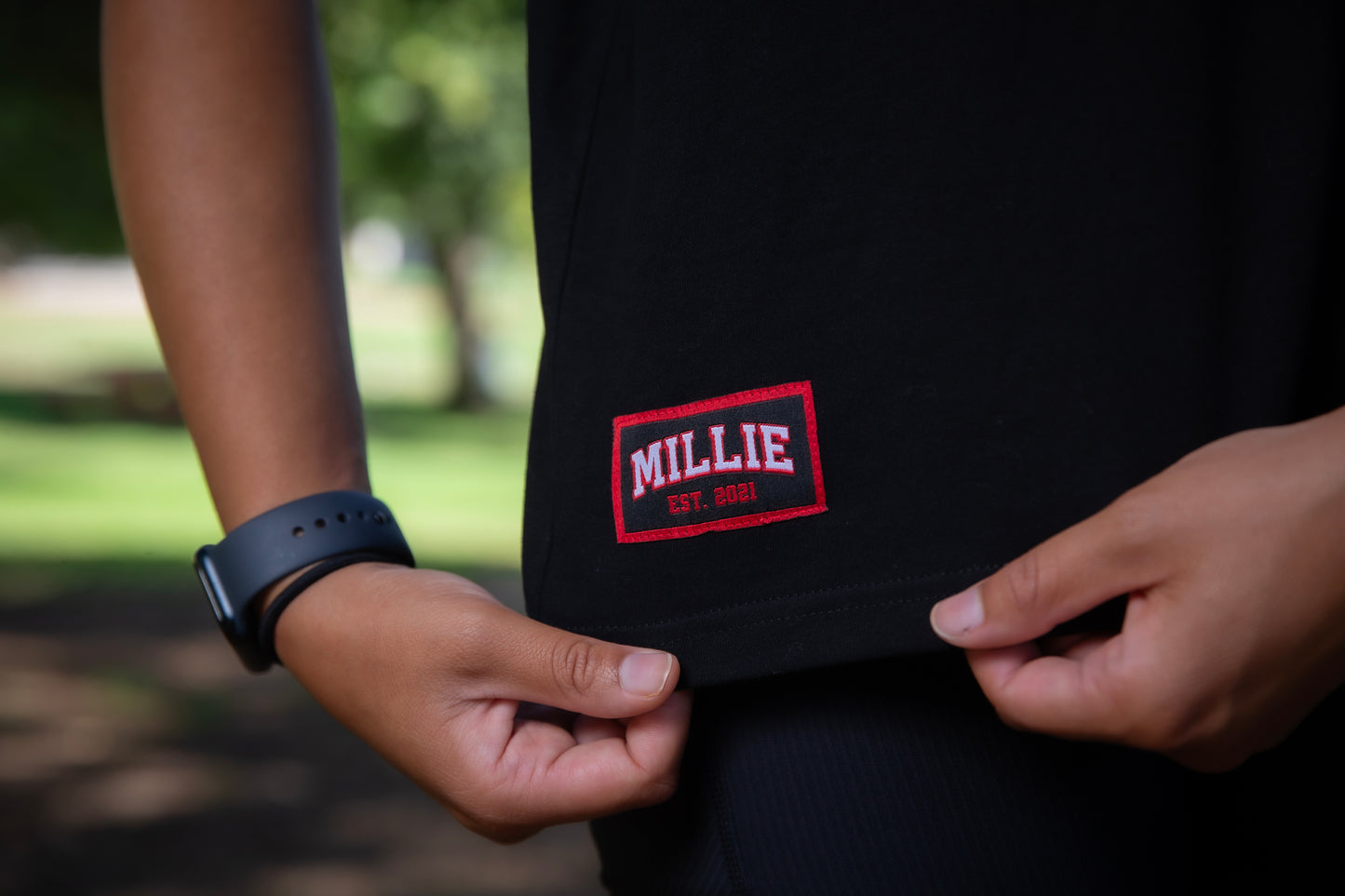 Millie Muscle Tee - Black