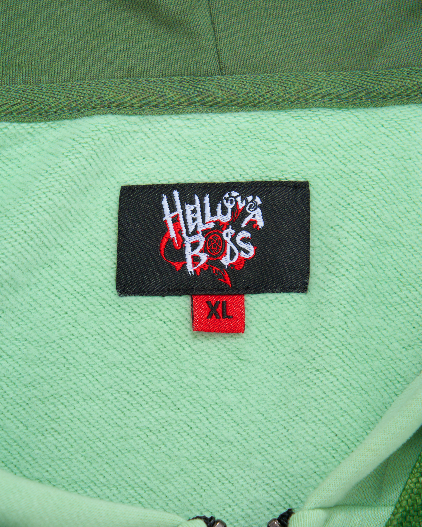After Life-Guard Green Zip Up Hoodie