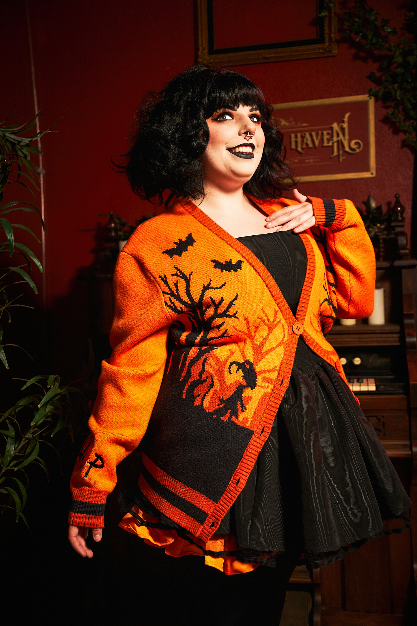 Midnight Haunting Cardigan
