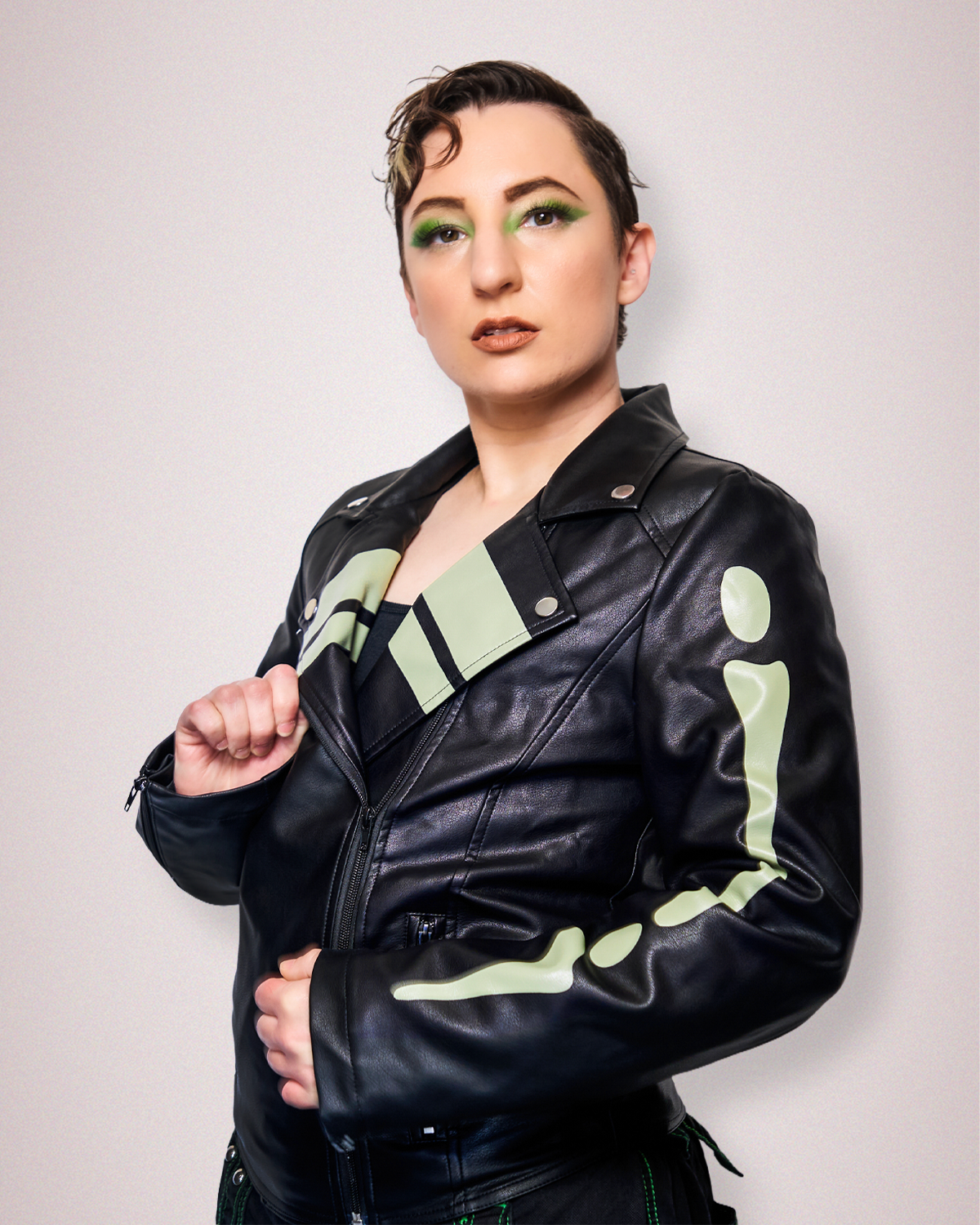 Chaz Pleather Jacket – Helluva Boss