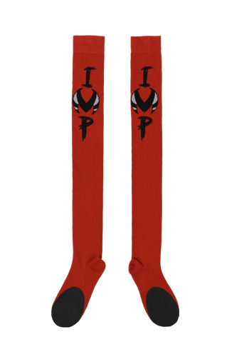I.M.P. Thigh High Socks - RED