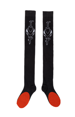 I.M.P. Thigh High Socks - BLACK