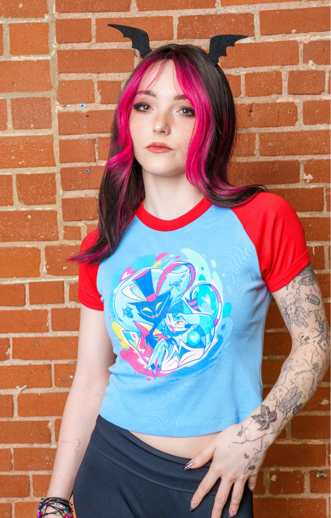 Ozzie & Fizz Micro Ribbed Raglan Baby Tee