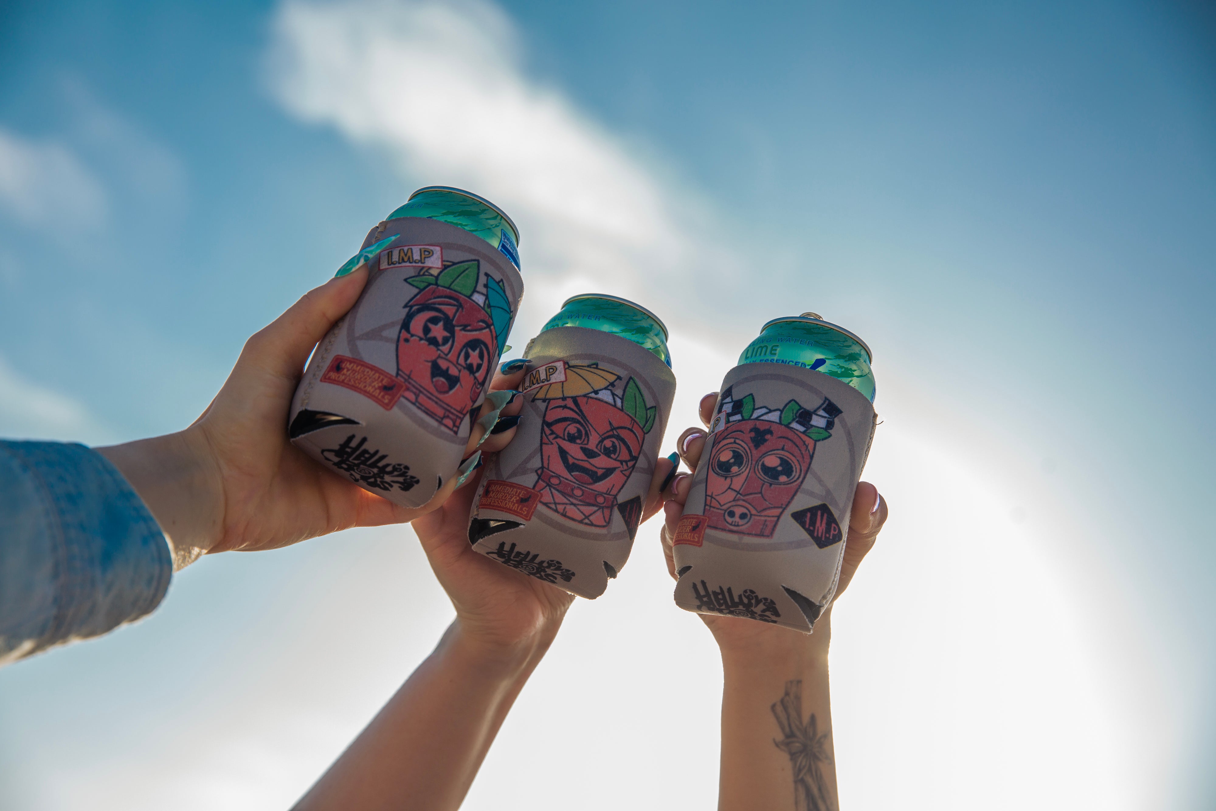 Helluva Summer Blitz Koozie – Helluva Boss