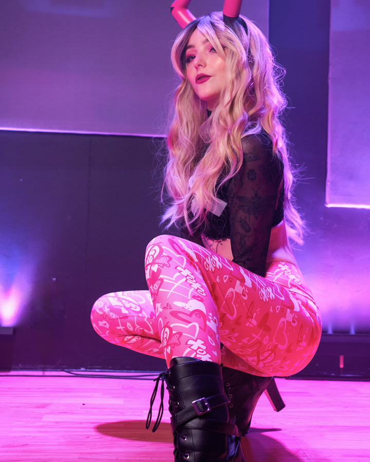 Verosika Heart Print Legging