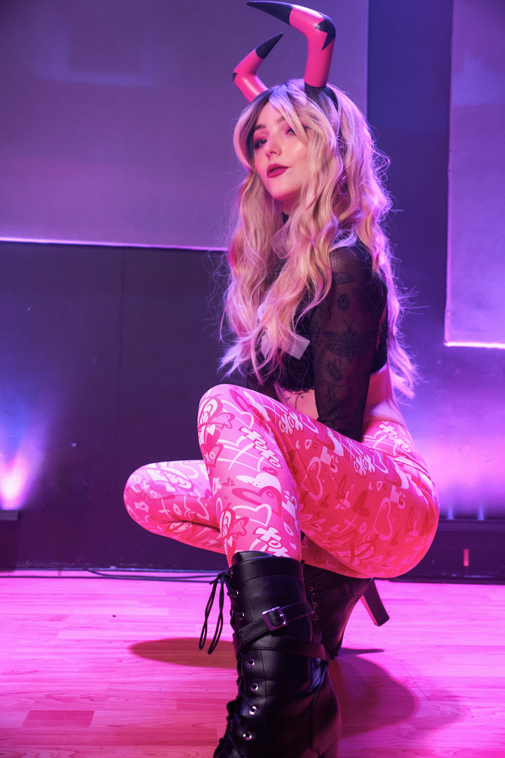 Verosika Heart Print Legging