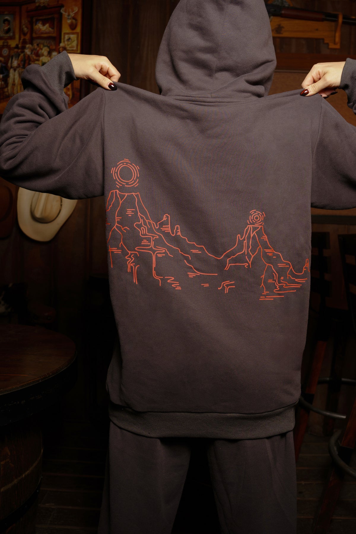 Wrath Ring Hoodie - Charcoal