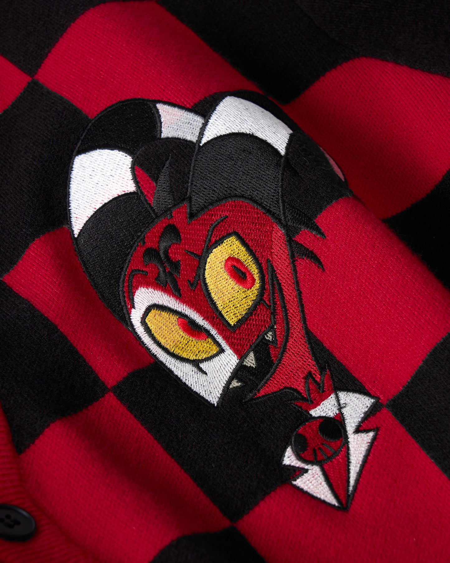 Blitz Cardigan - Black/Red
