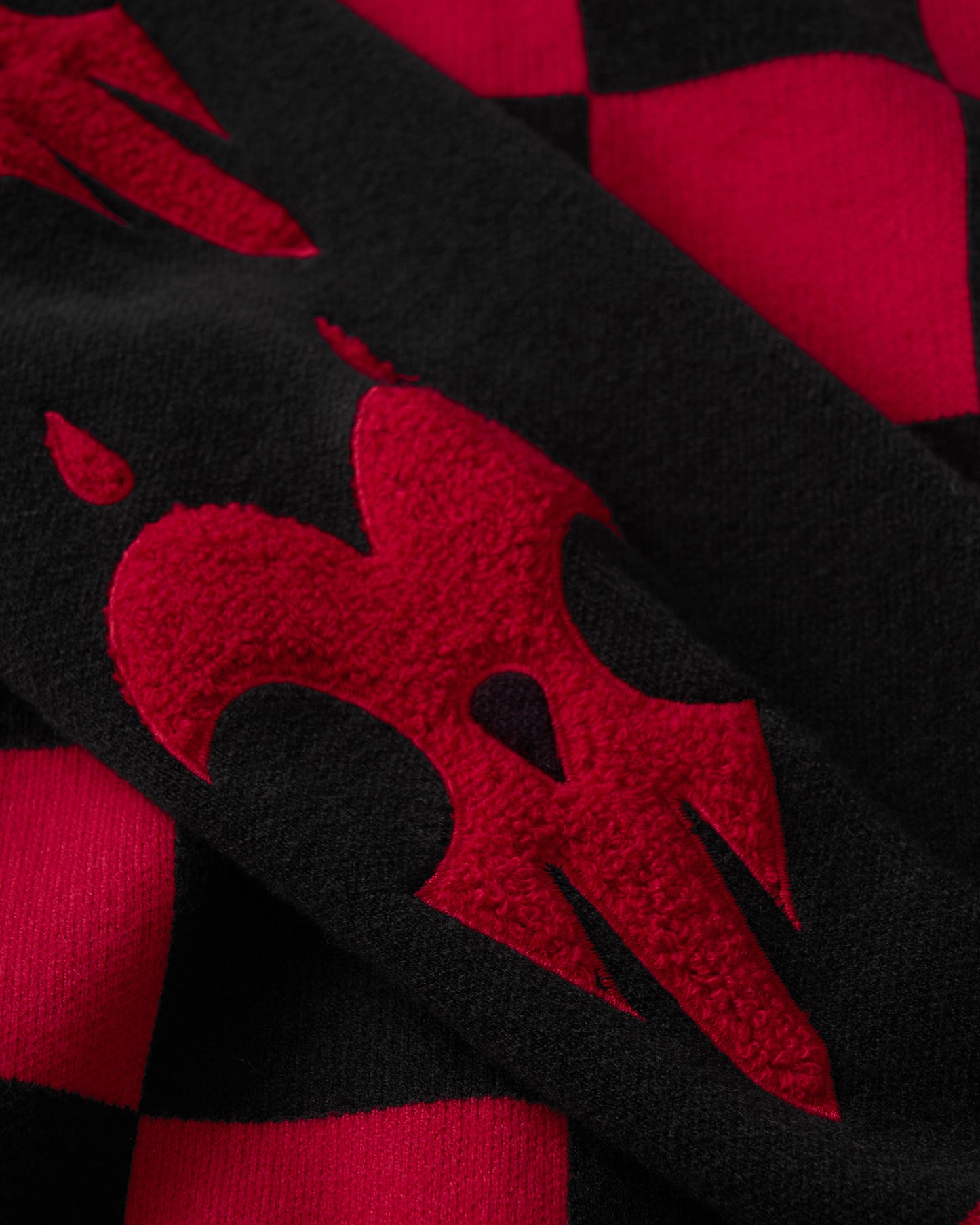 Blitz Cardigan - Black/Red