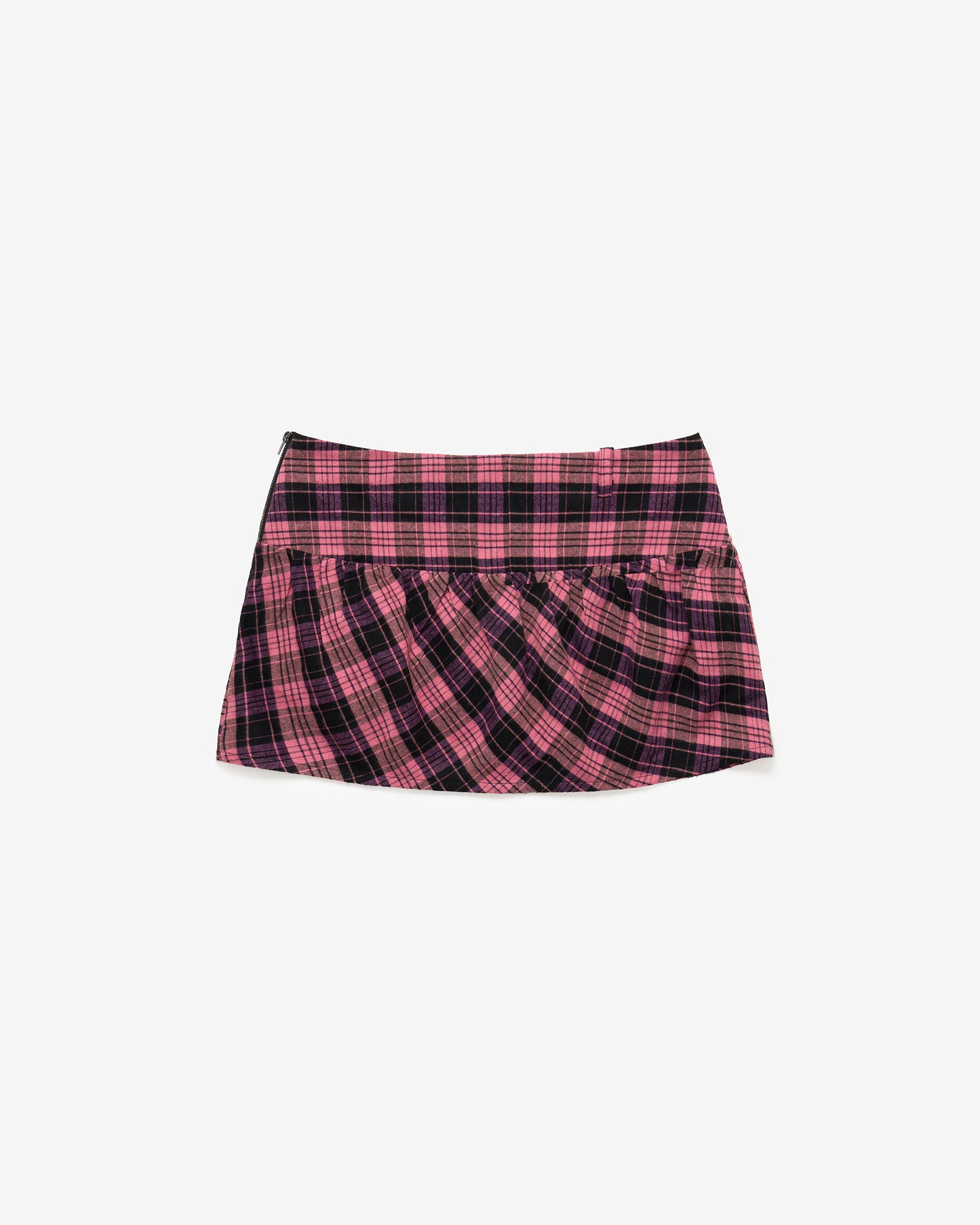 Emberlynn Low Rise Mini Skirt - Pink/Blk