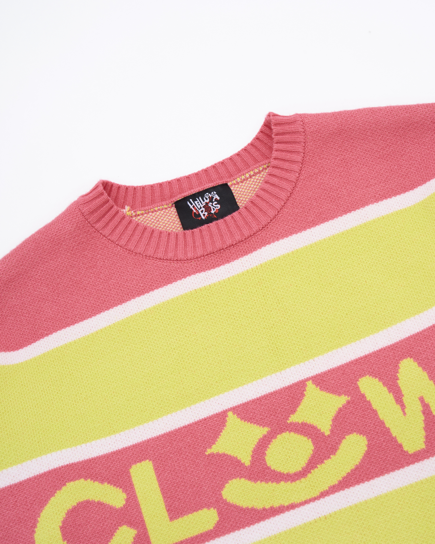 Fizz Oversized Knit Clown Sweater