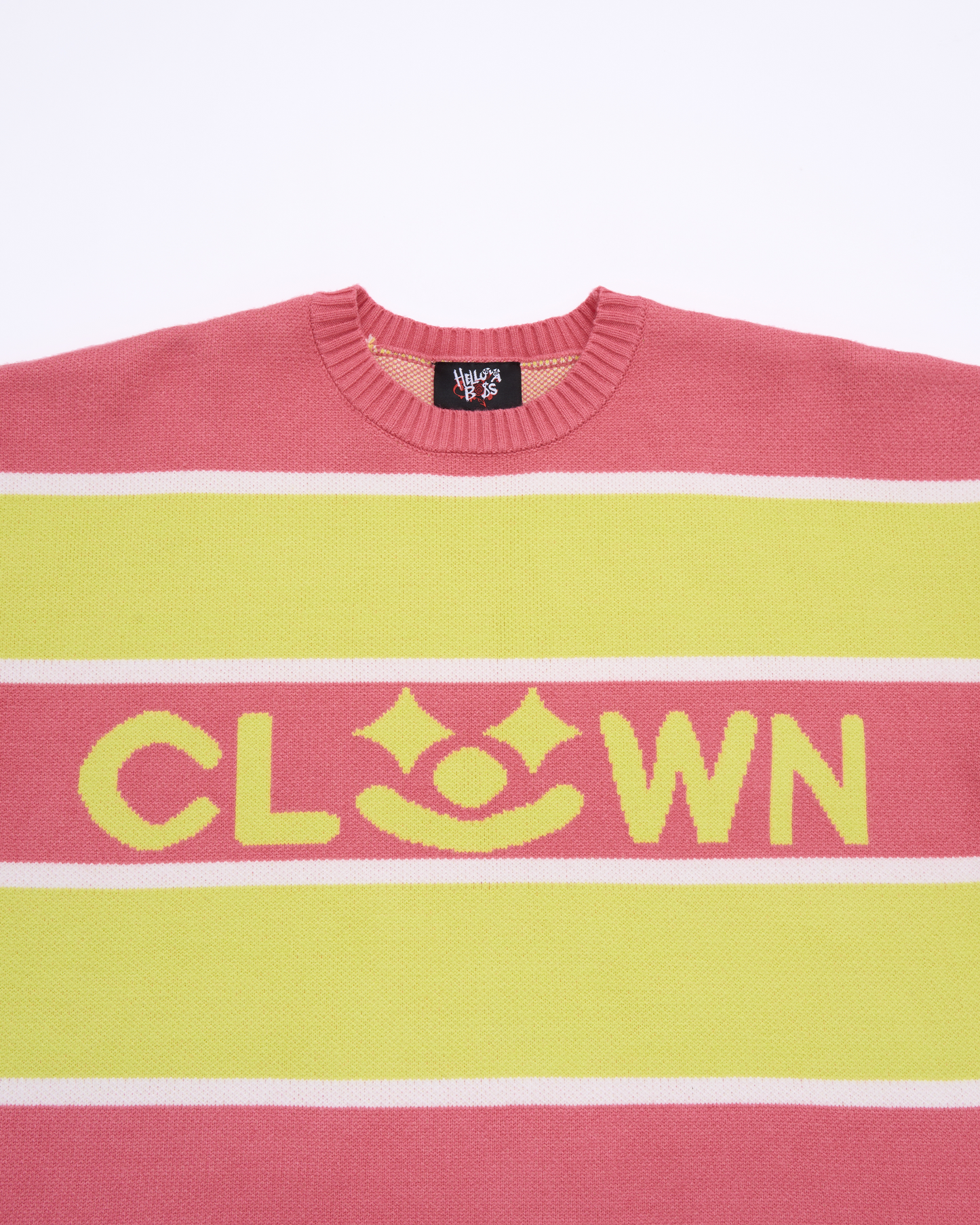 Fizz Oversized Knit Clown Sweater