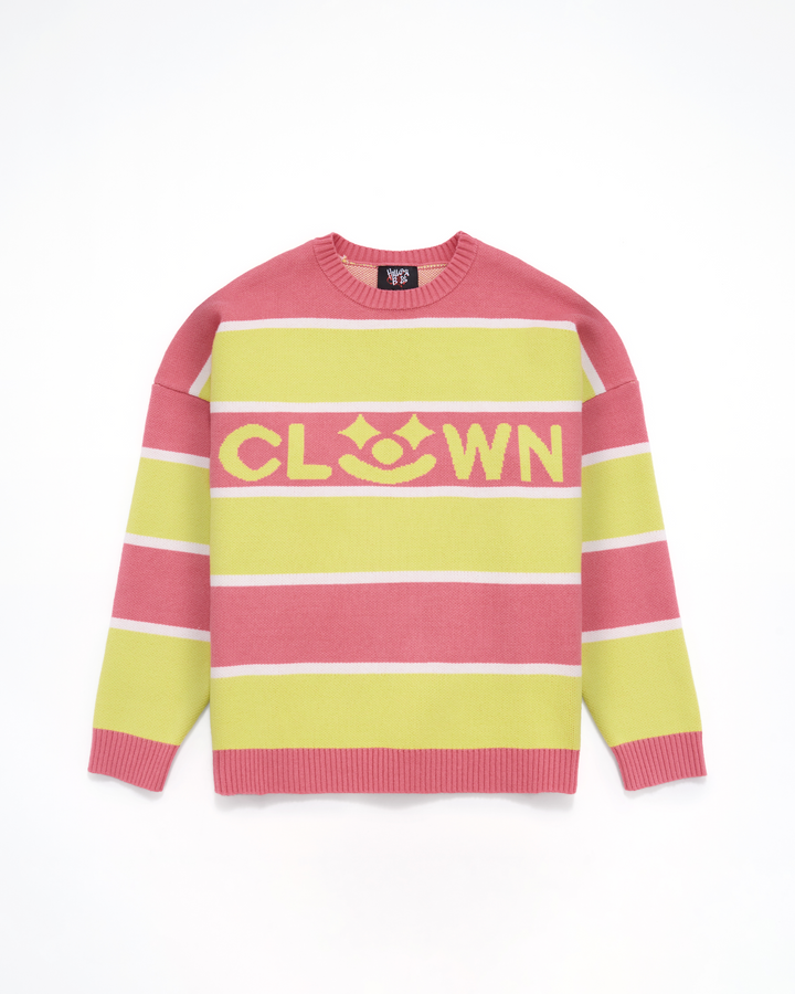 Fizz Oversized Knit Clown Sweater
