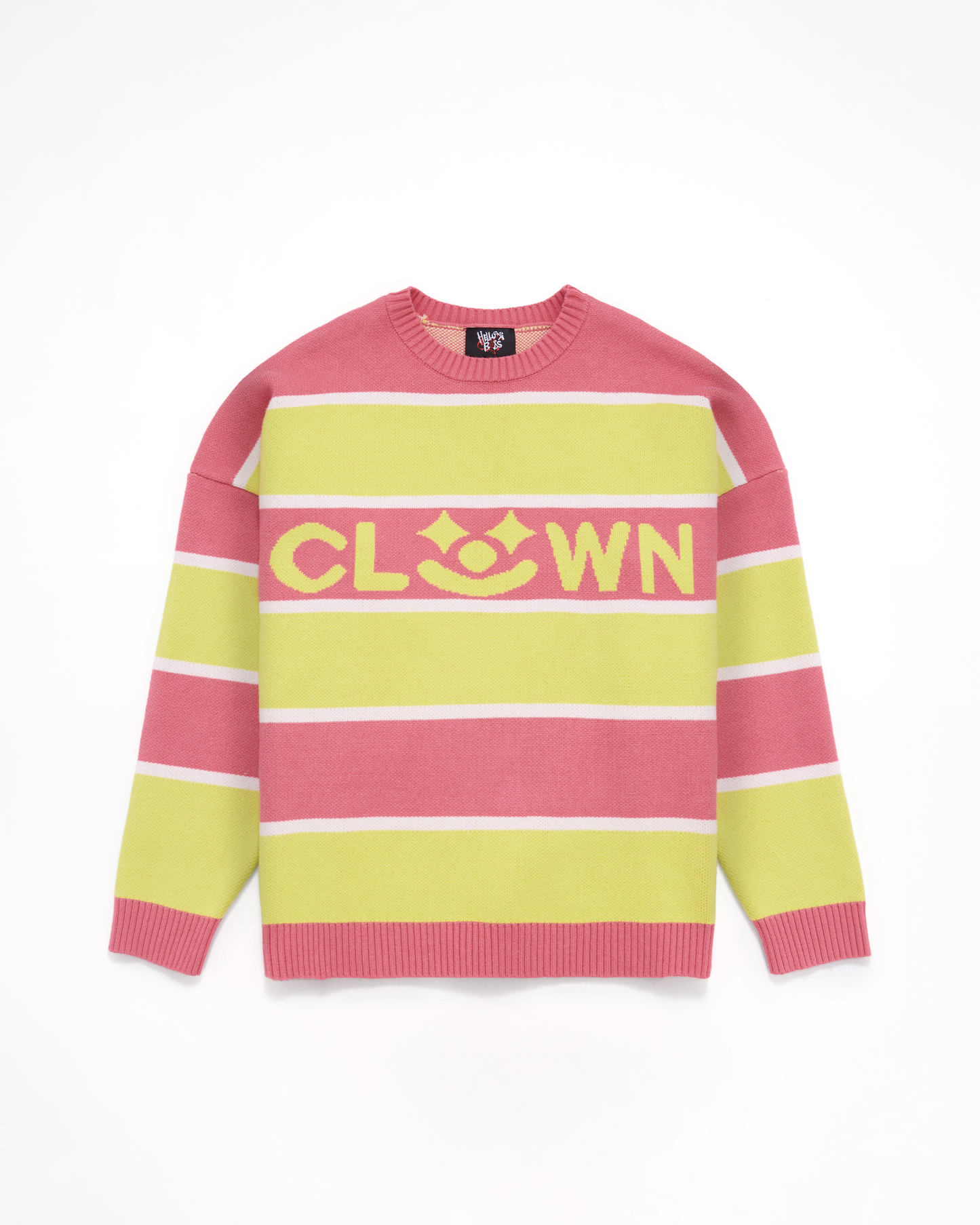 Fizz Oversized Knit Clown Sweater