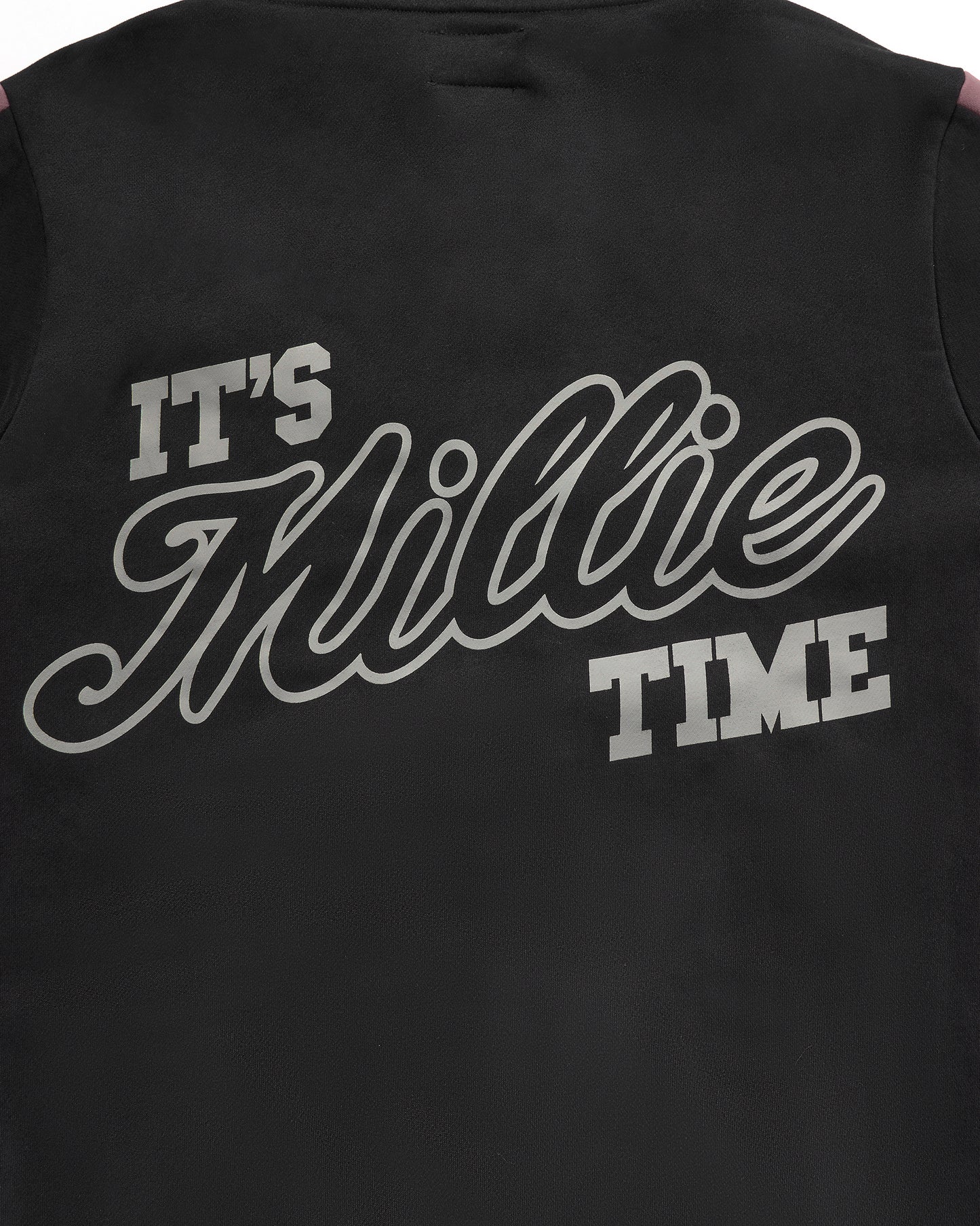 Millie Athletic Oversized Zip Up Hoodie - Black