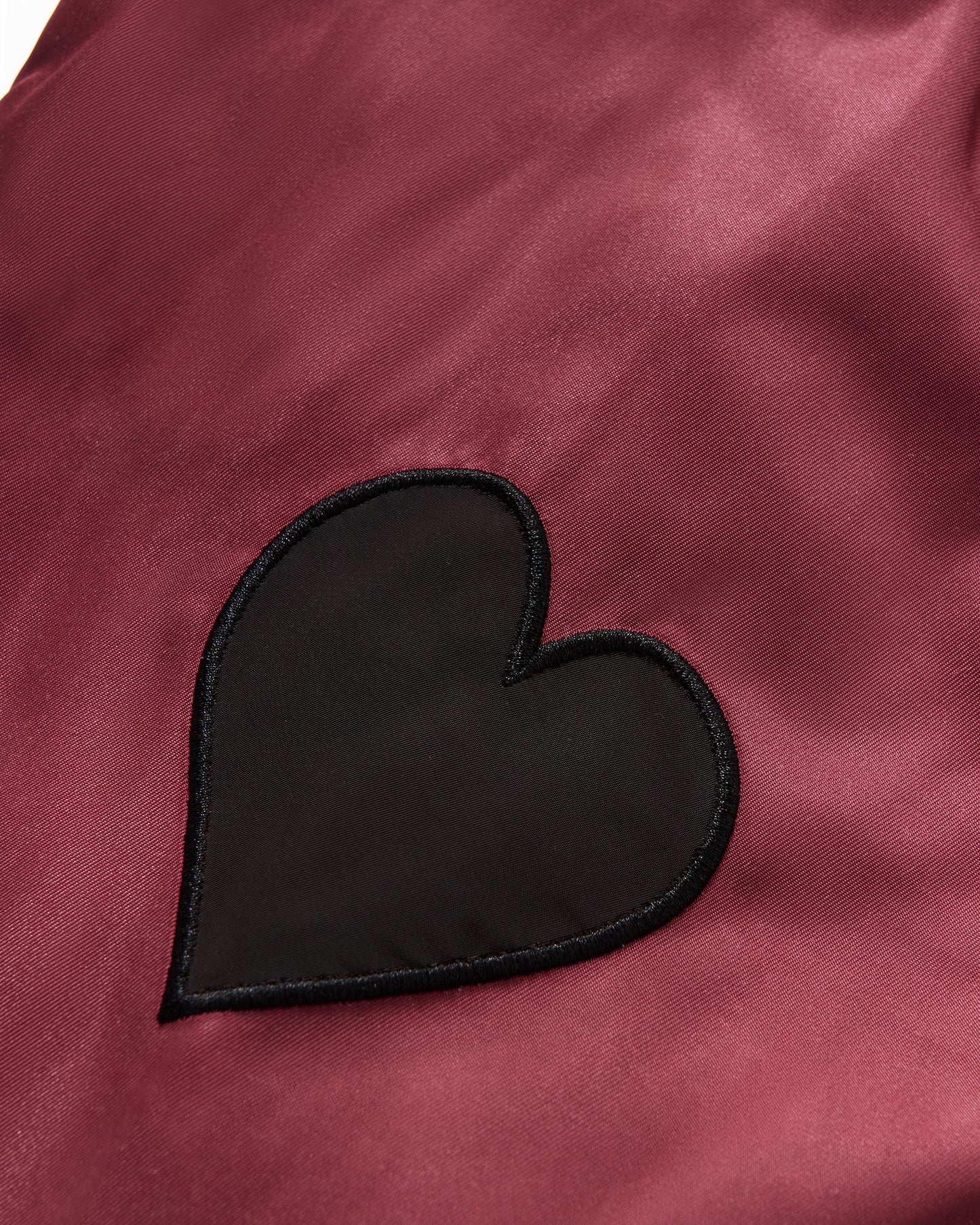 Millie Satin Bomber Jacket - Red