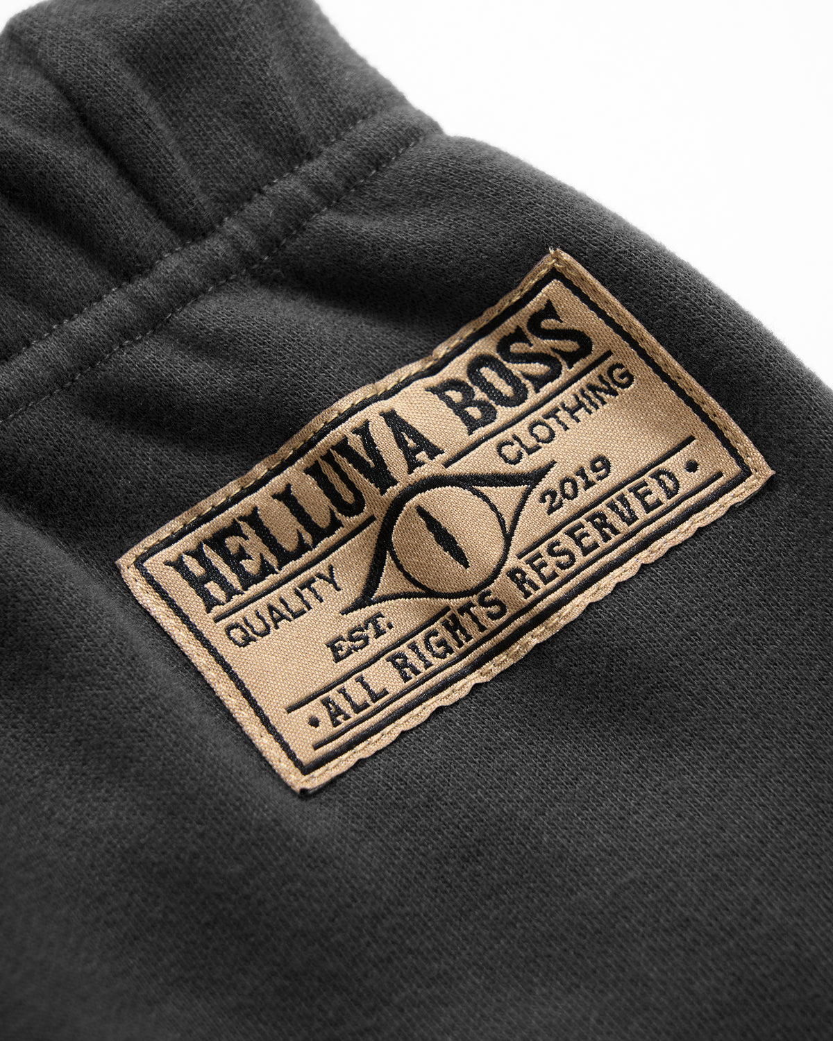 Wrath Ring Wide Leg Sweatpants - Charcoal