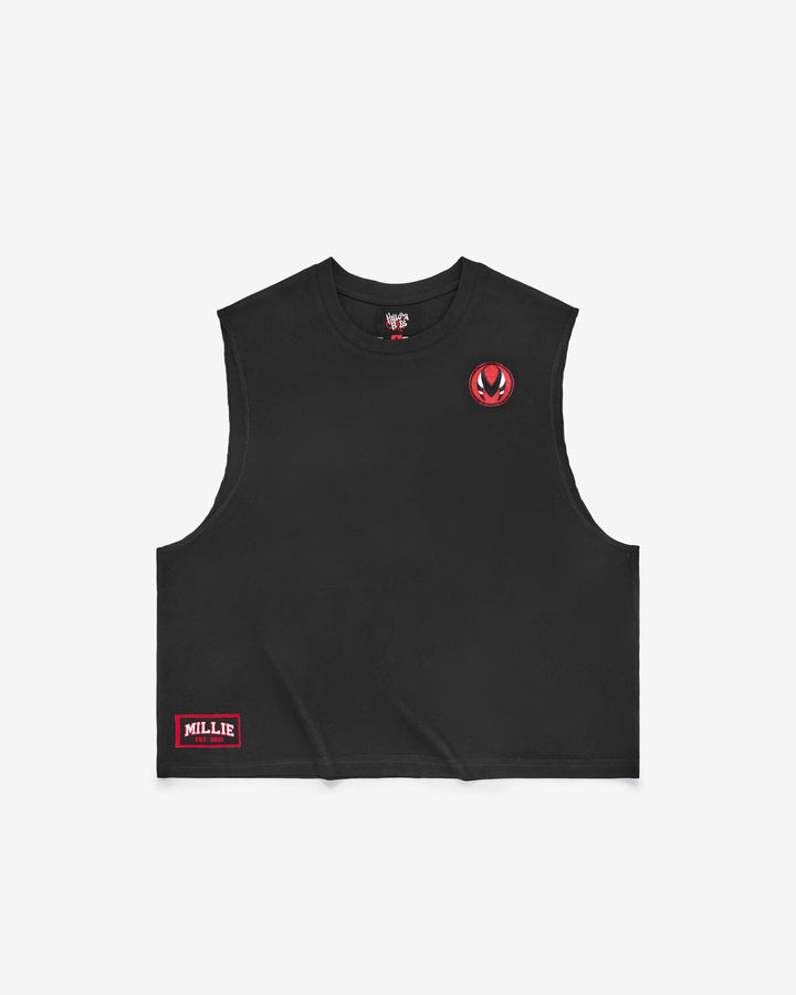 Helluva Boss Millie Athletic Muscle Tee - Black