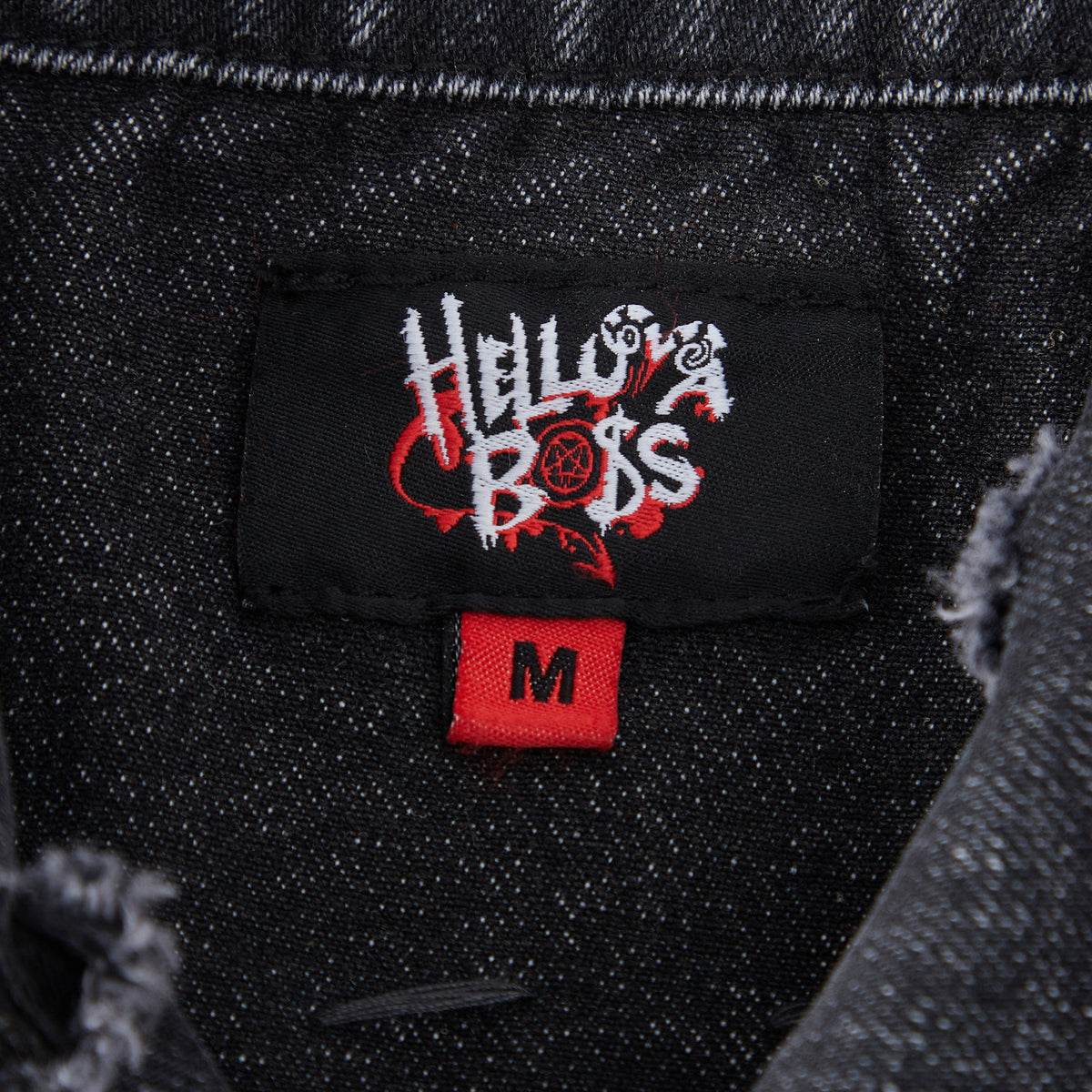 Helluva Boss Wrath Ring Denim Vest