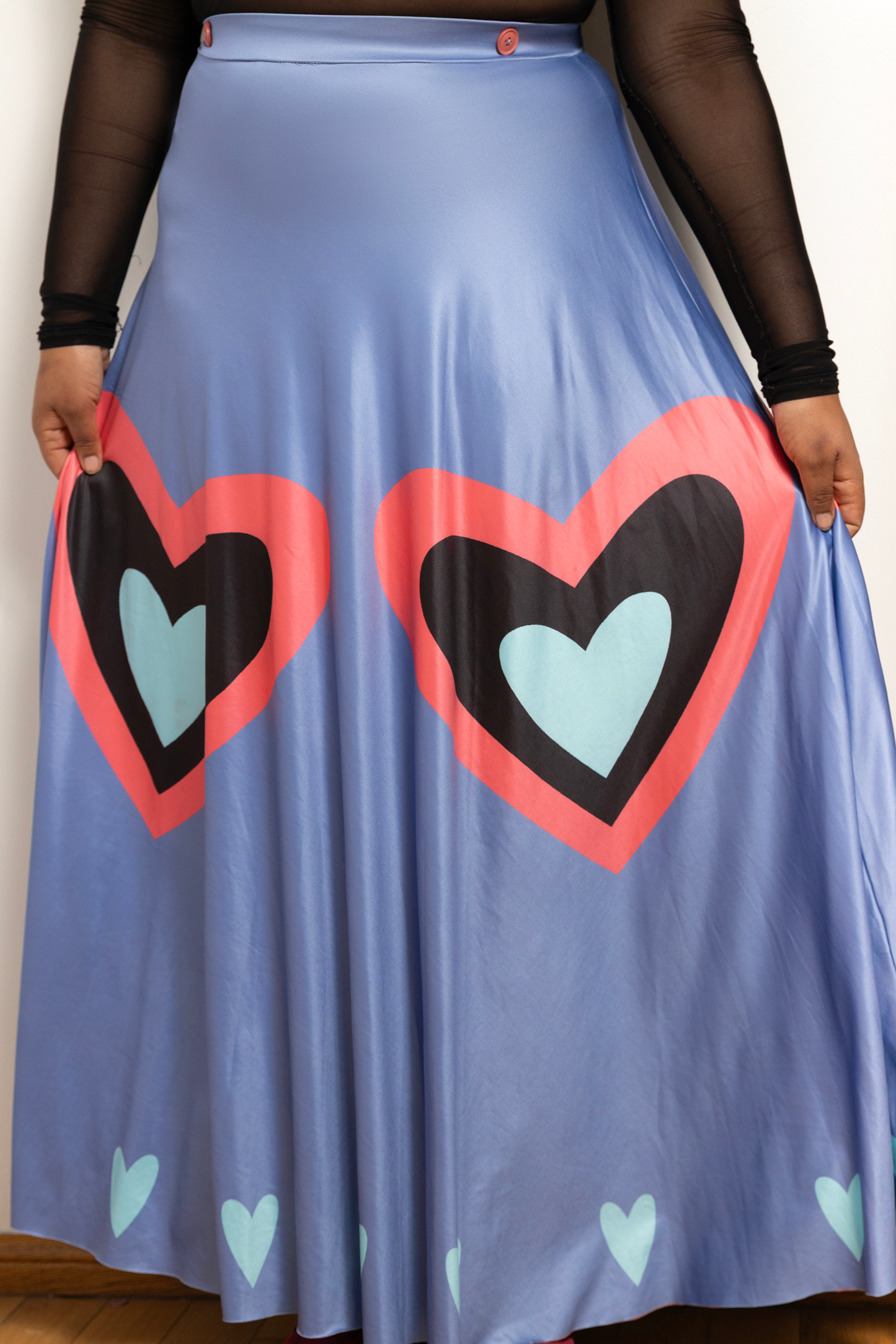 Fizz Heart Maxi Skirt