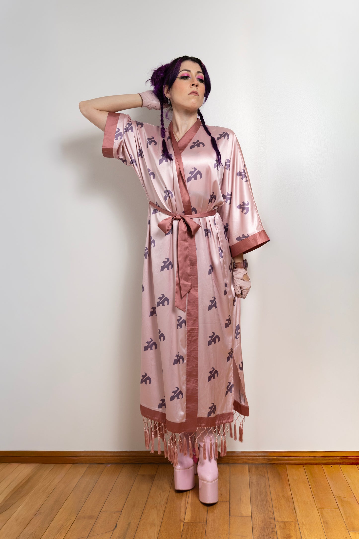 Stolas Robe - Pink
