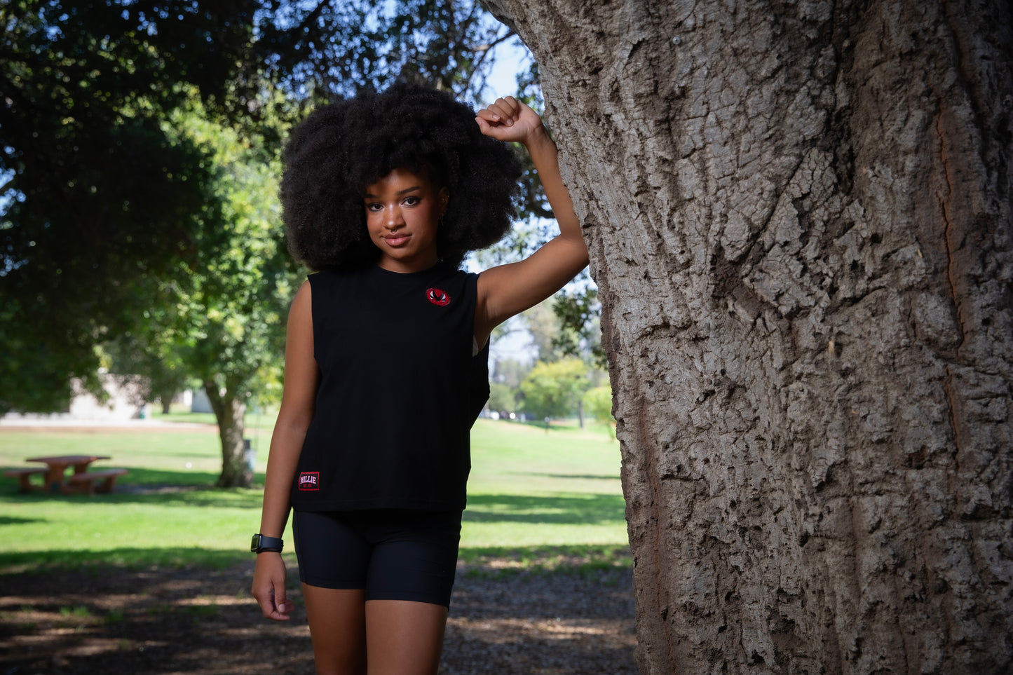 Millie Muscle Tee - Black