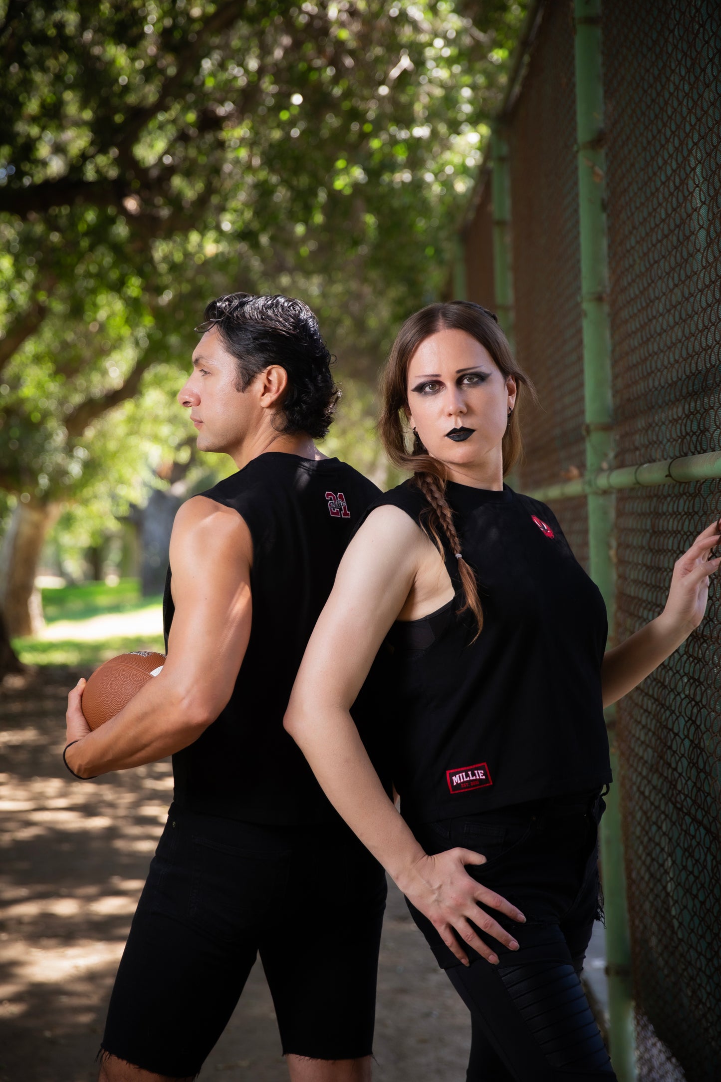 Millie Muscle Tee - Black