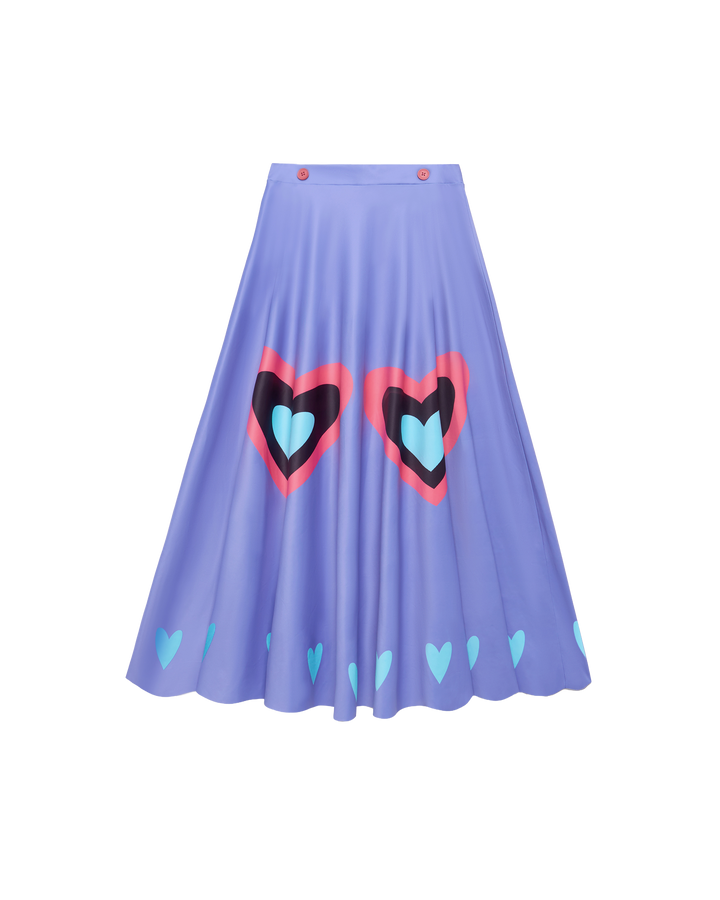 Fizz Heart Maxi Skirt