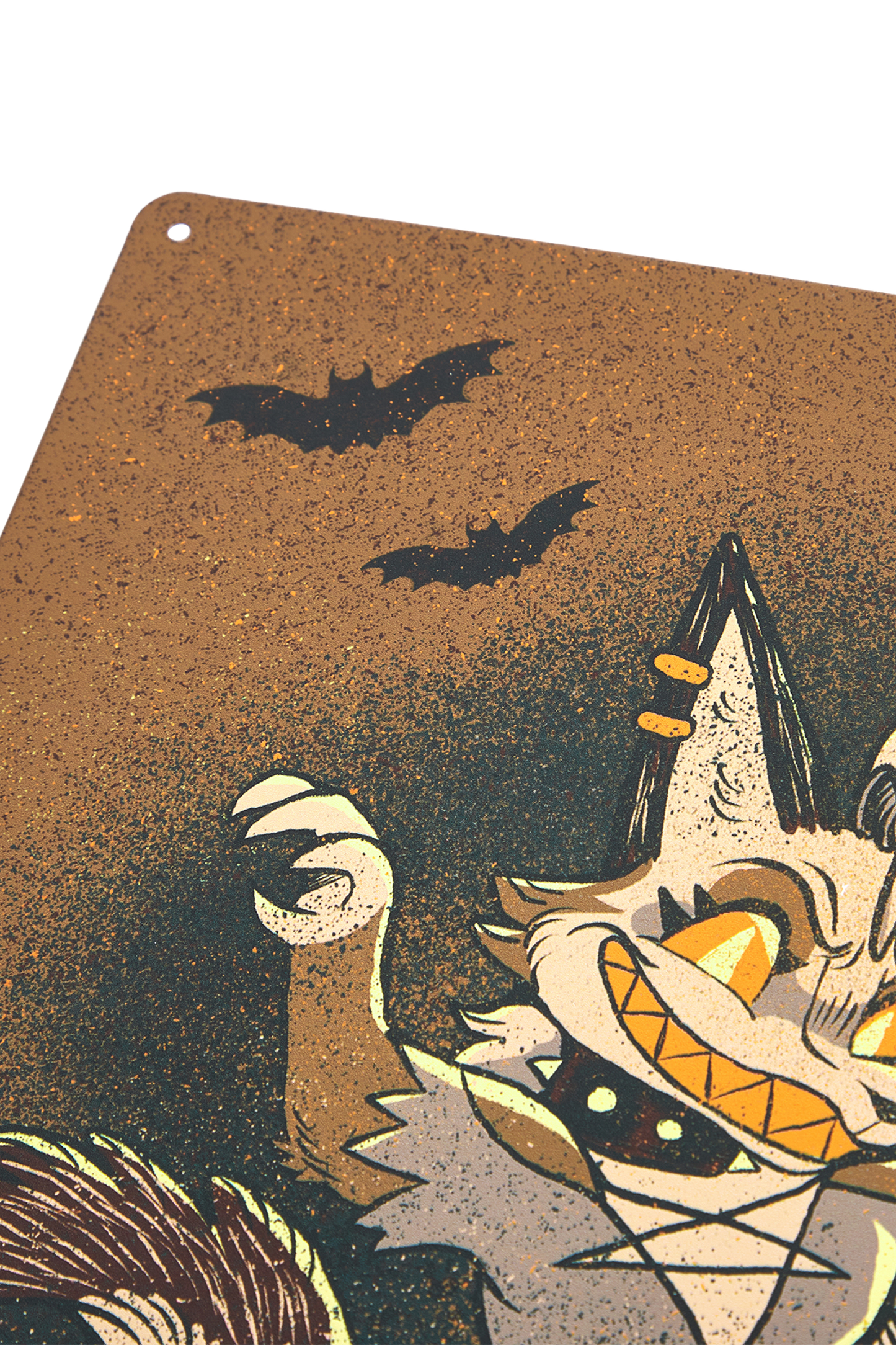 Midnight Haunting Tin Wall Decor